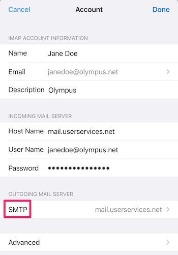 SMTP