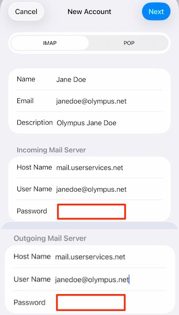 New Account In & Out
