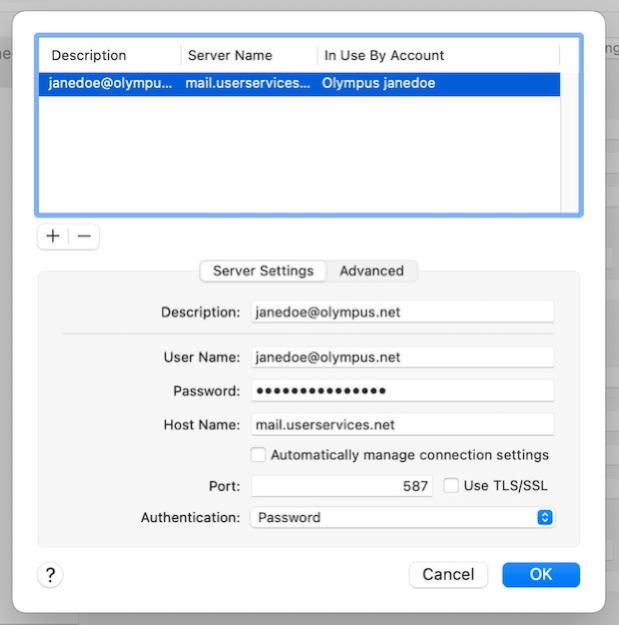 SMTP Server List