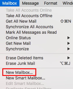 Mailbox Menu